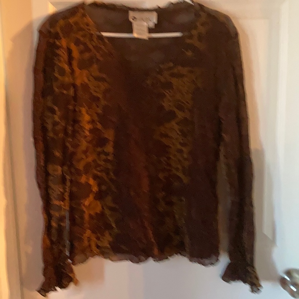 Vintage textured blouse